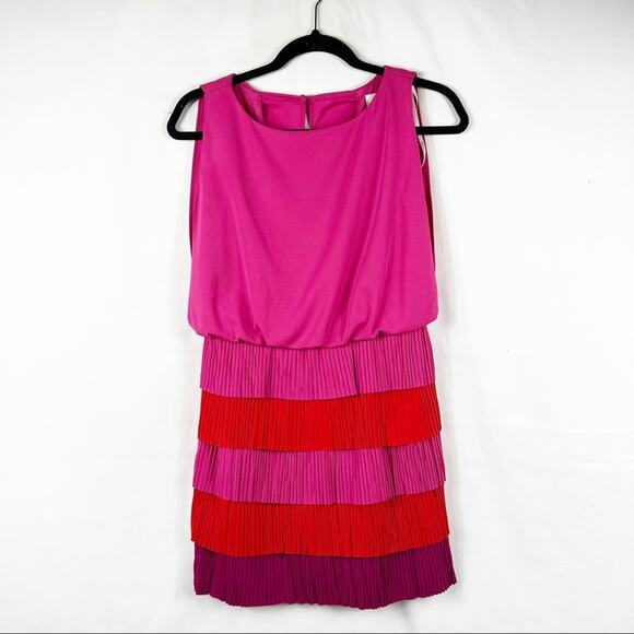 JULIA JORDAN Sleeveless Raspberry Dress NWT in Size 4 - Picture 1 of 4